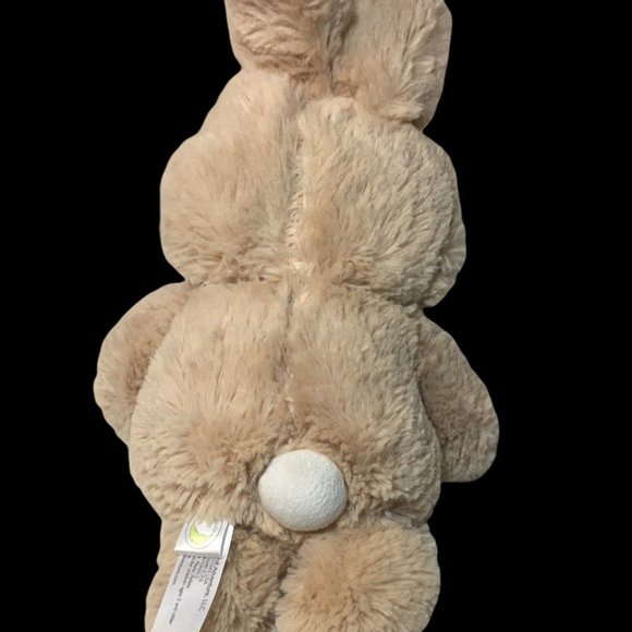 HTF Animal Adventure Tan Bunny Rabbit Plush Cream Ears Sweet Sprouts 2015 Lovey - Picture 3 of 7
